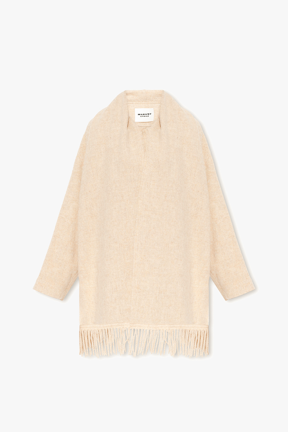Beige 'Faty' wool coat Marant Etoile - SchaferandweinerShops HK